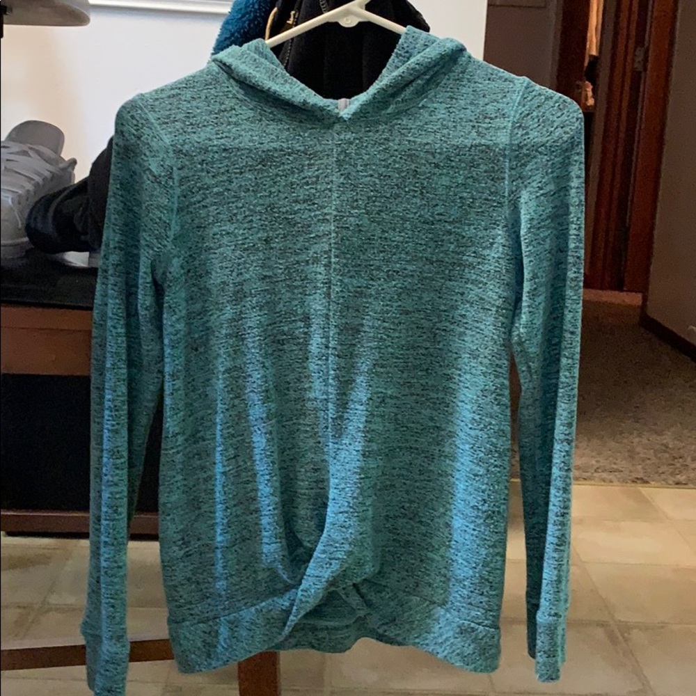 Champion long sleeve hooded shirt